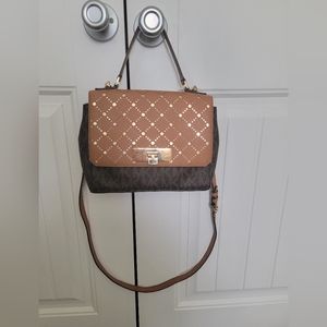 (SOLD) Michael Kors Violet Callie Medium Top Handle Satchel